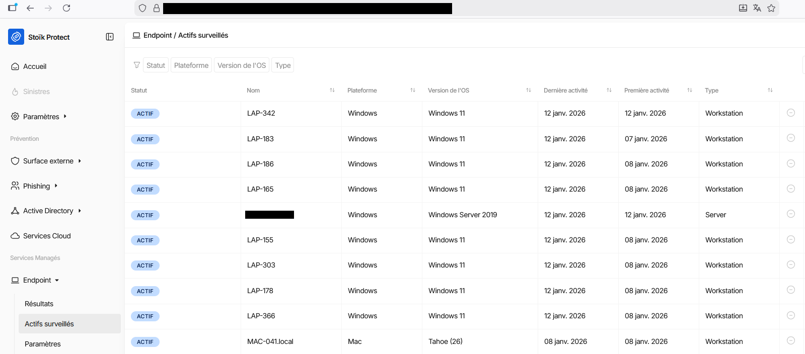 Installation Serveur